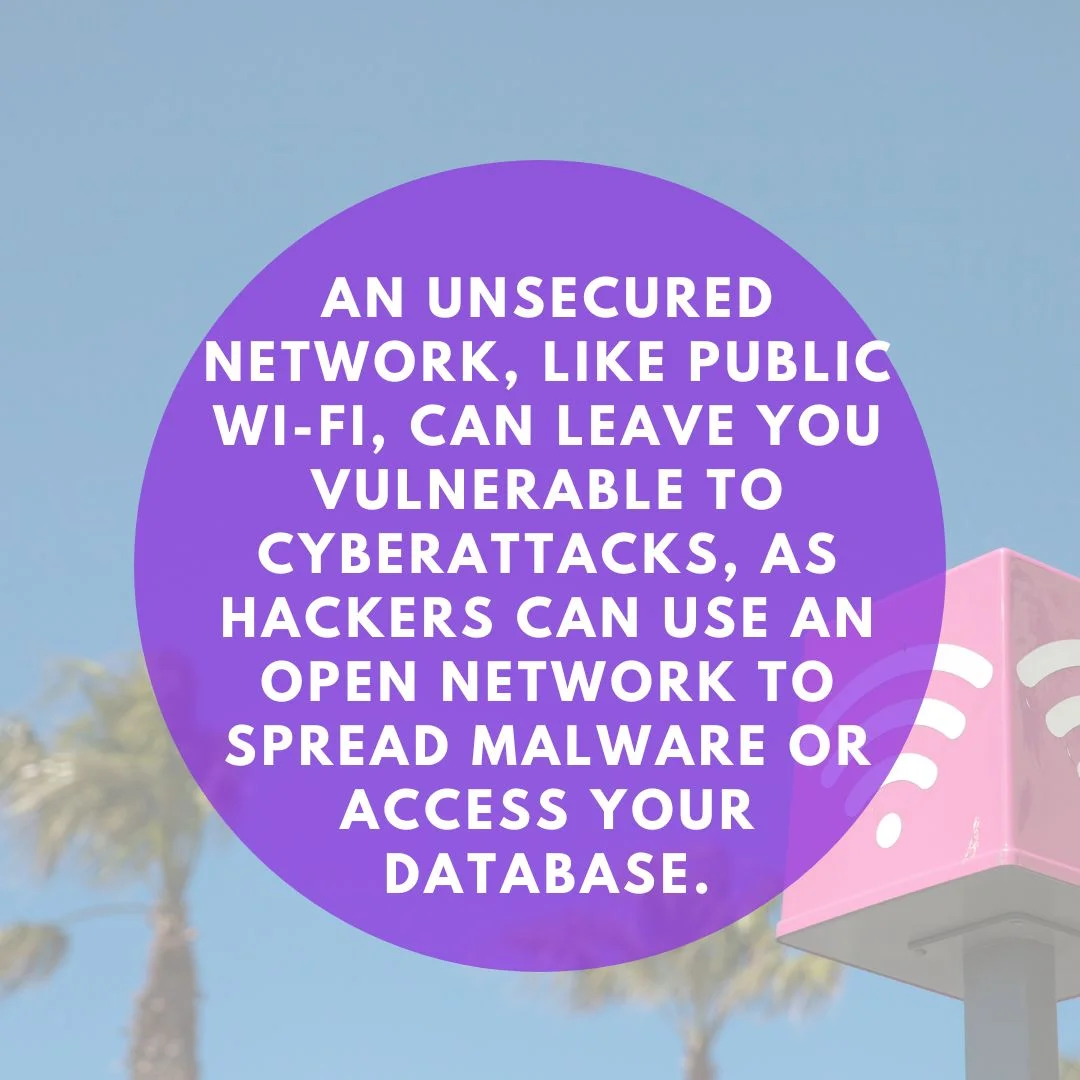 Unsecure network can leave you vulnerable