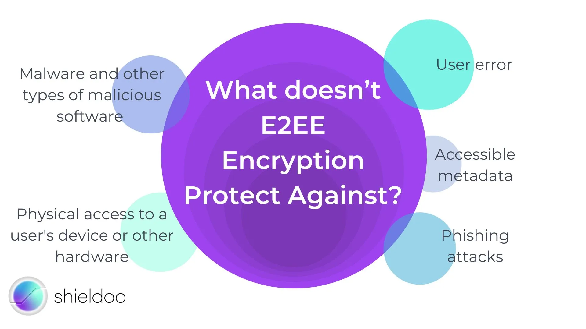 What doesn’t E2EE encryption protect against?